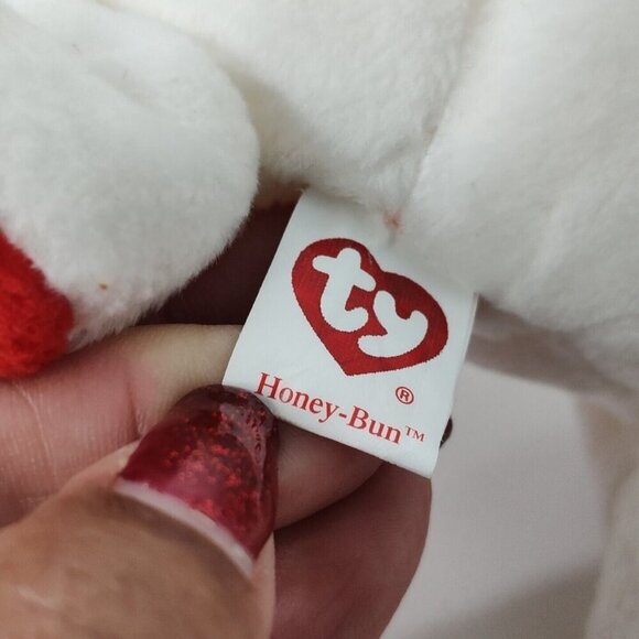 Ty Beanie Babies Honey-Bun and Sugar-Pie Stuffed Animal Plush Toy 2004 Valentine - Picture 8 of 12